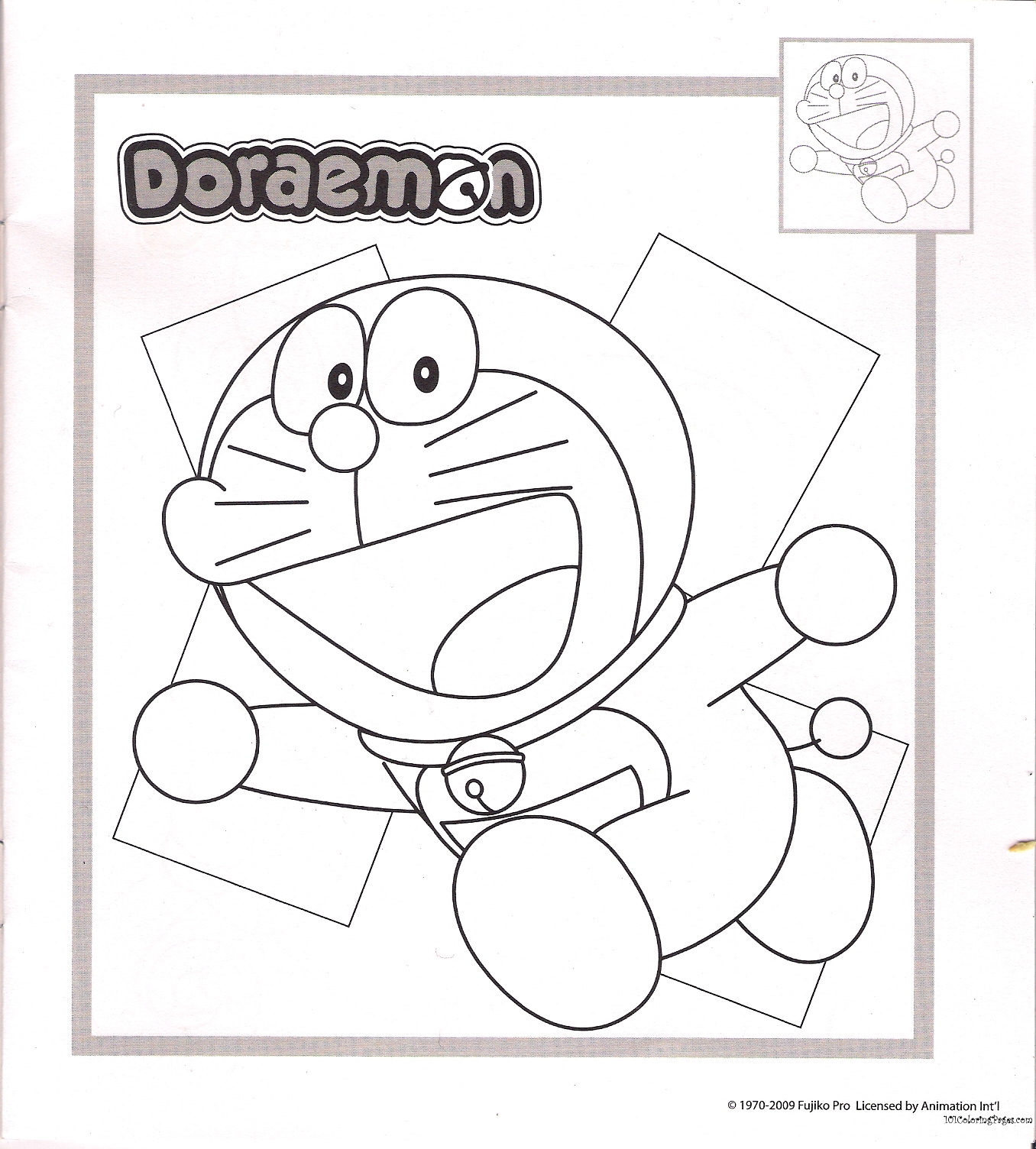 Cartoons Coloring Pages Doraemon Tool Parents Closer Children Joint Activities