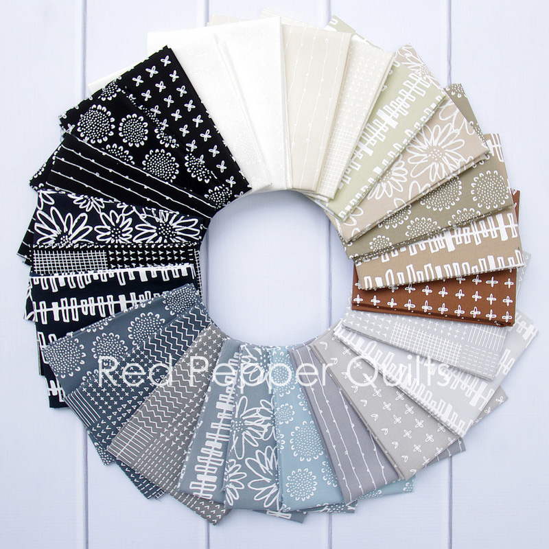 Blueberry Park by Karen Lewis - the Neutral Colorstory | Red Pepper Quilts 2015