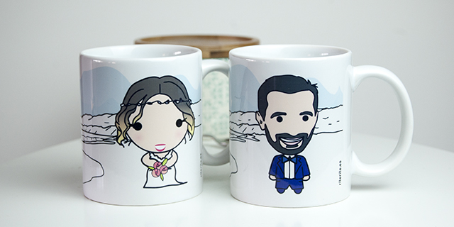 Tazas recien casados