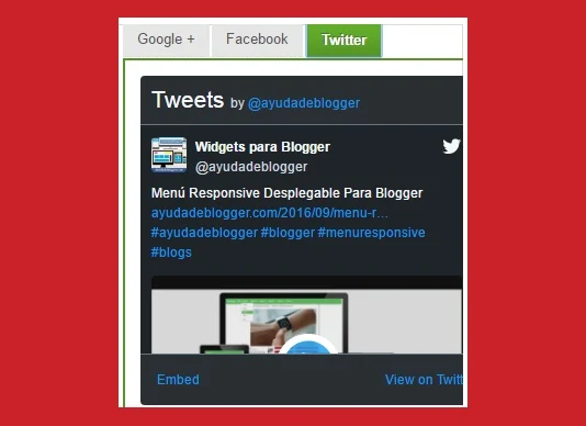 Widgets para Blogger – Multi Tabla