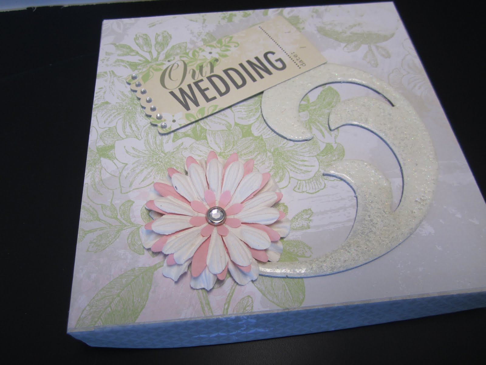 Greetings from Gail MEMORY BOX MiniAlbum class at Hobby Lobby