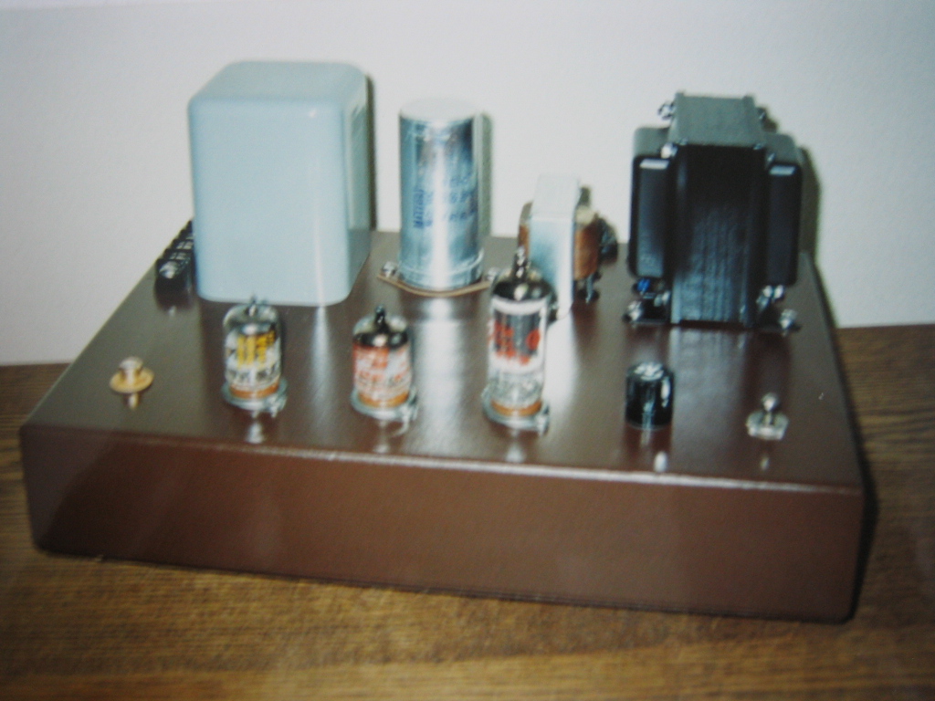 slow tube crescent 工事中です。 Amp（5842 シングル プロトタイプ）