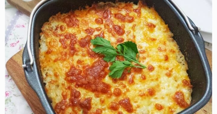 cheese baked rice air fryer