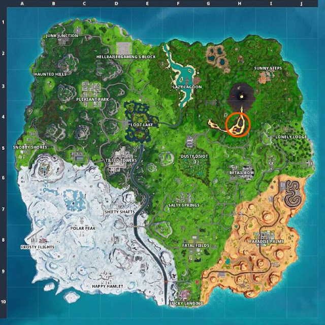 Fortnite Discovery Challenges hidden banner location - 6 Weeks