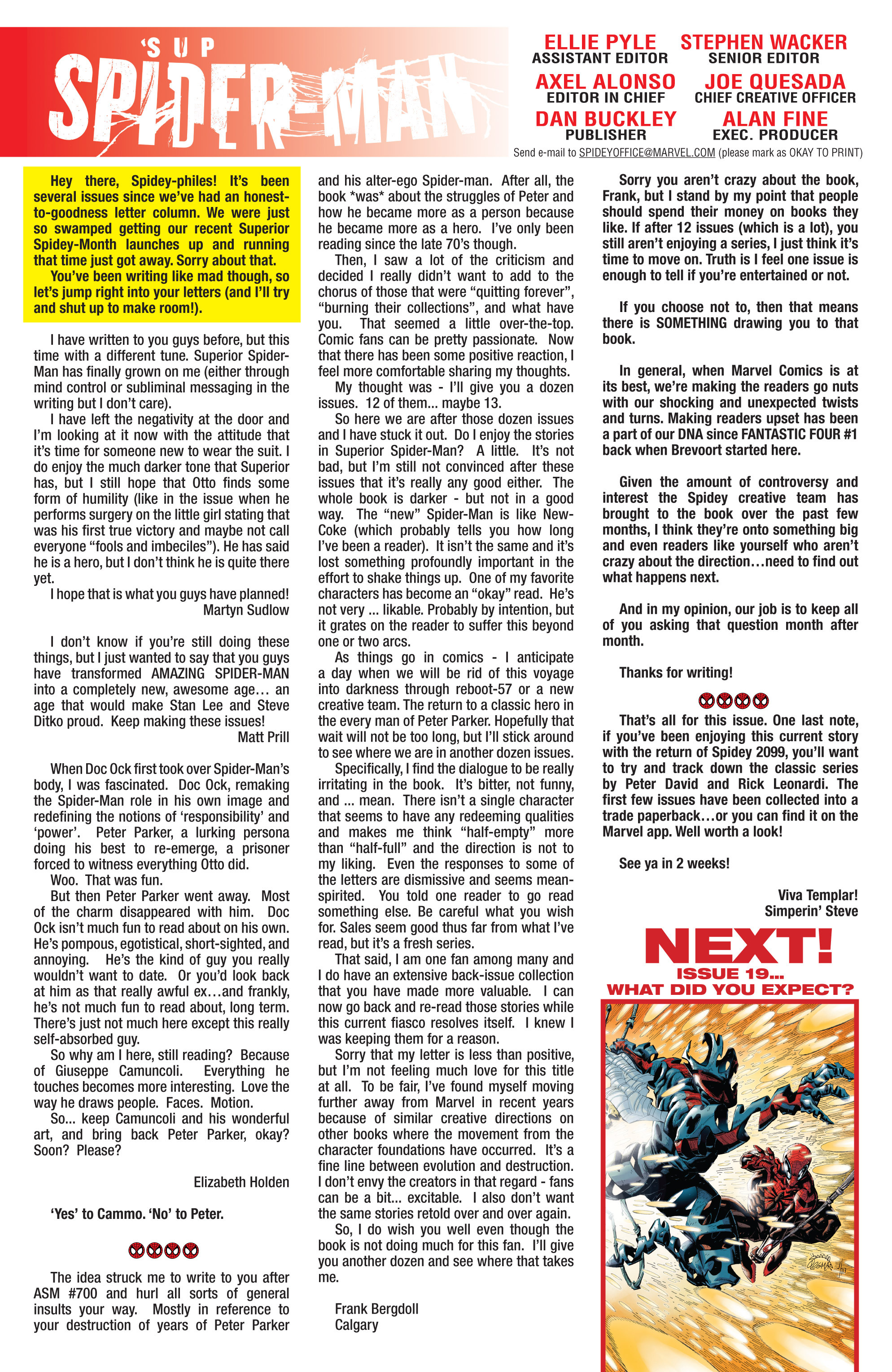 Read online Superior Spider-Man comic -  Issue #18 - 23