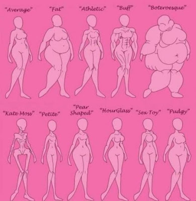 Body Type Chart Of Female