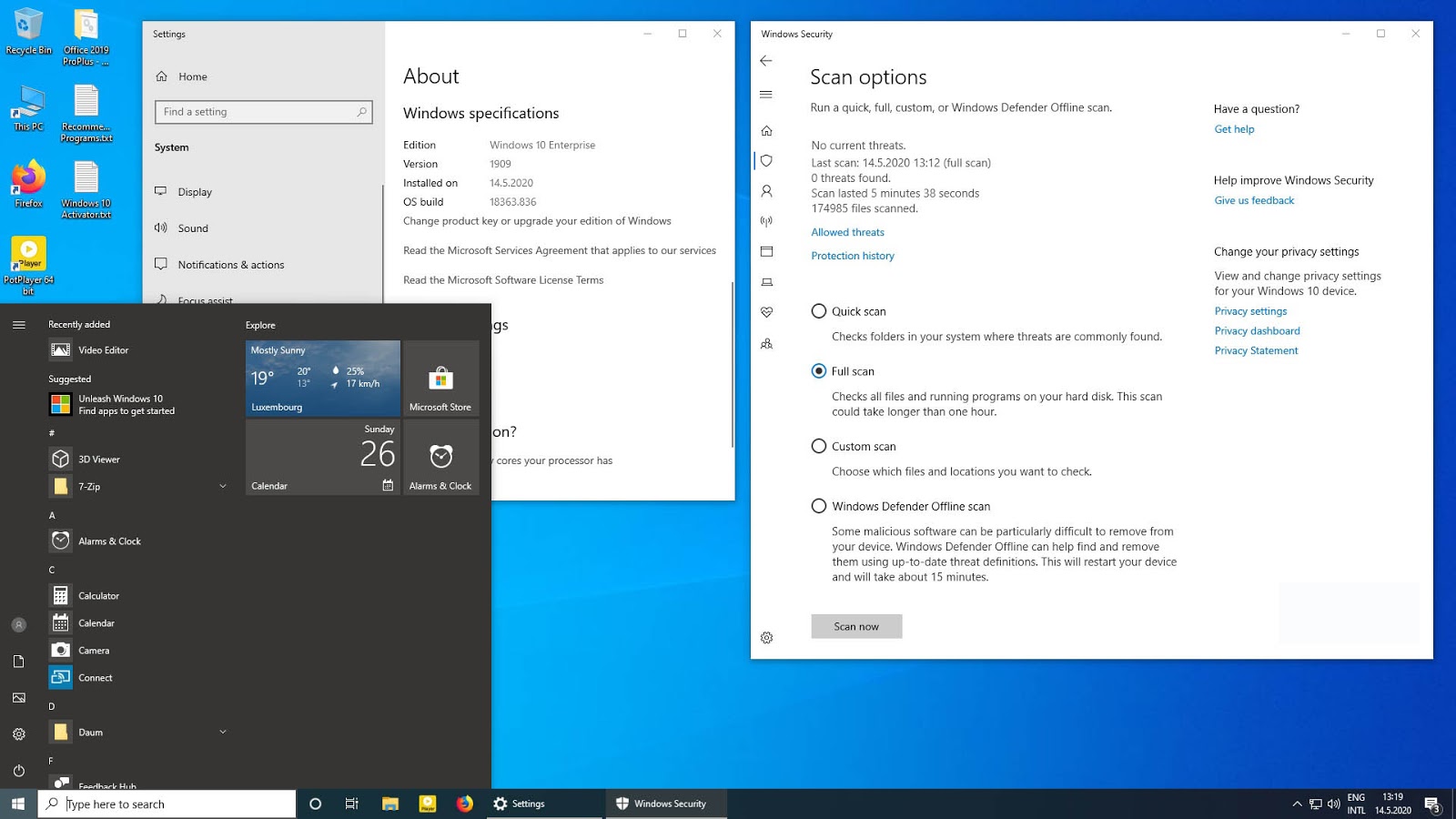 Windows 10 Pro 20H1 (x86/x64) – June 2020
