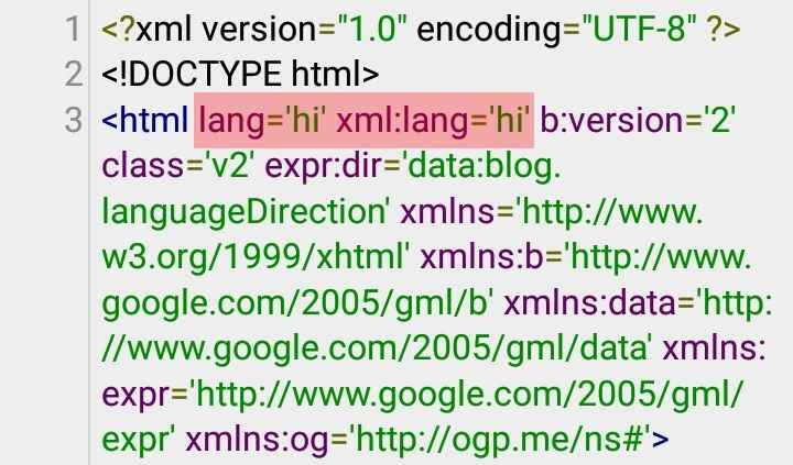 Language declared ideally html code language-declared-ideally-html-code