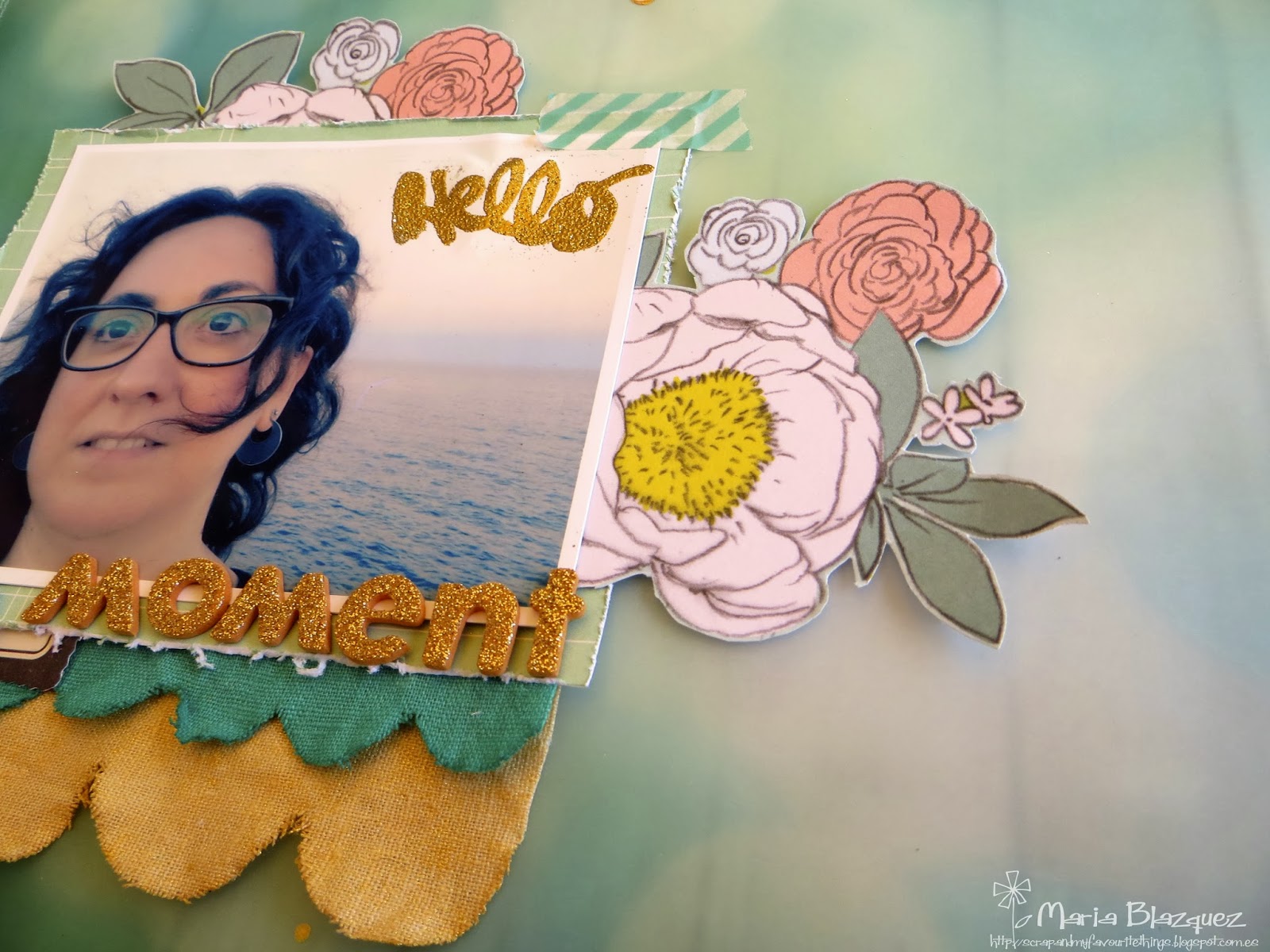 SCRAP & my favourite things: LO Hello happy moment