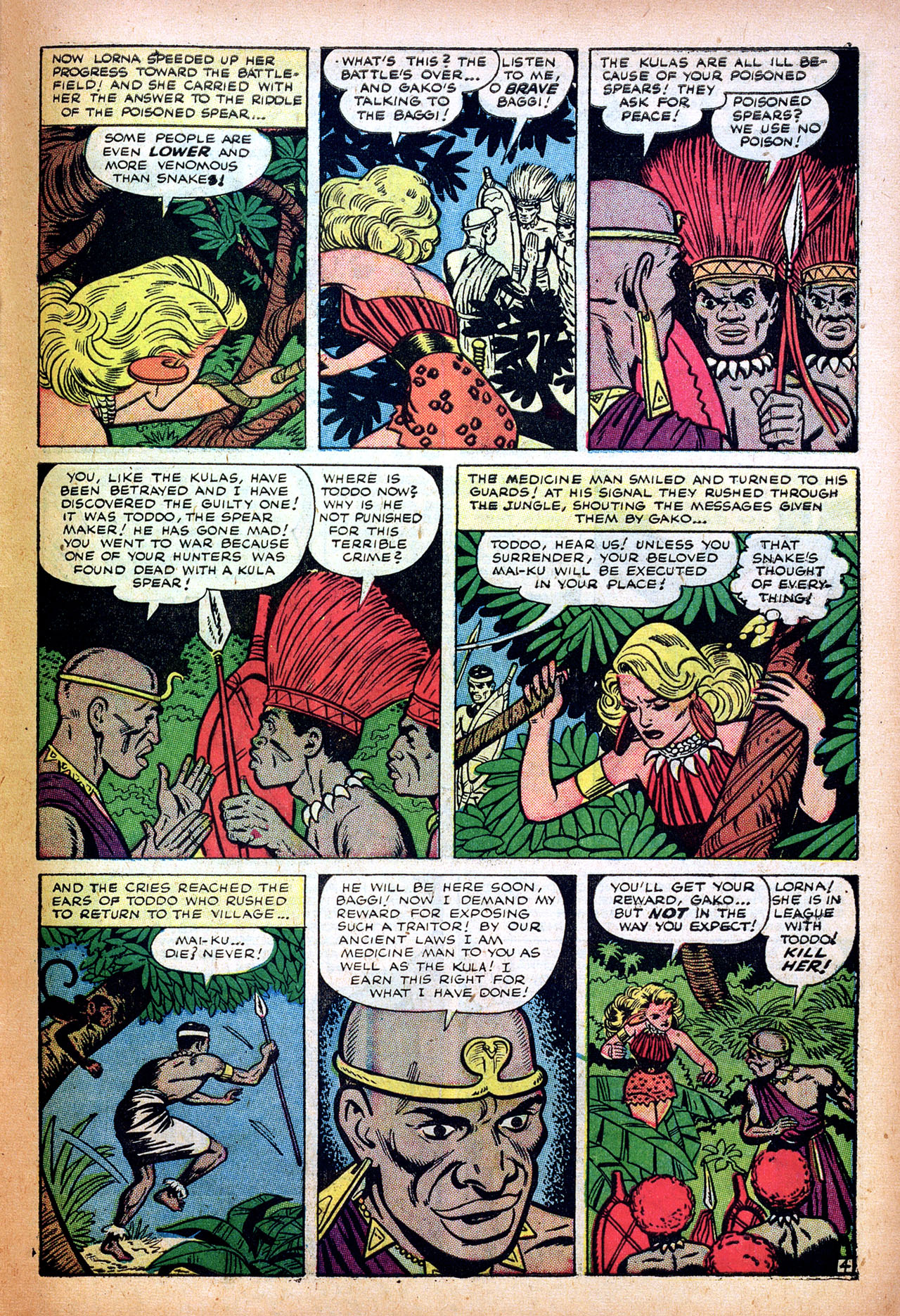 Read online Lorna, The Jungle Girl comic -  Issue #17 - 31