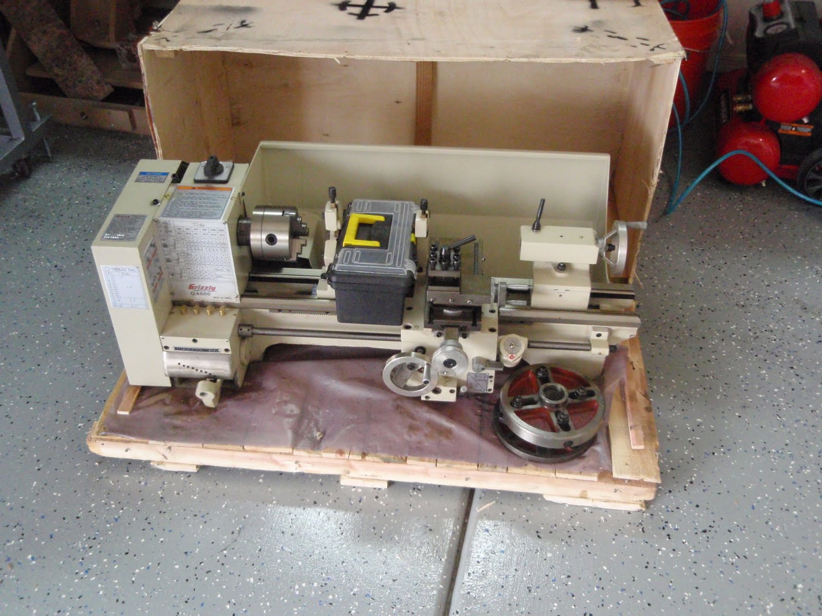 RoboSlave Grizzly G4000 Benchtop Lathe