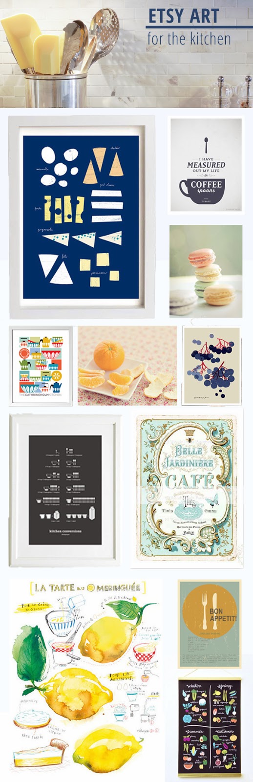 Etsy Art For The Kitchen Rambling Renovators