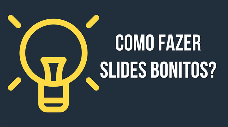 Como montar slides para apresentação de artigo