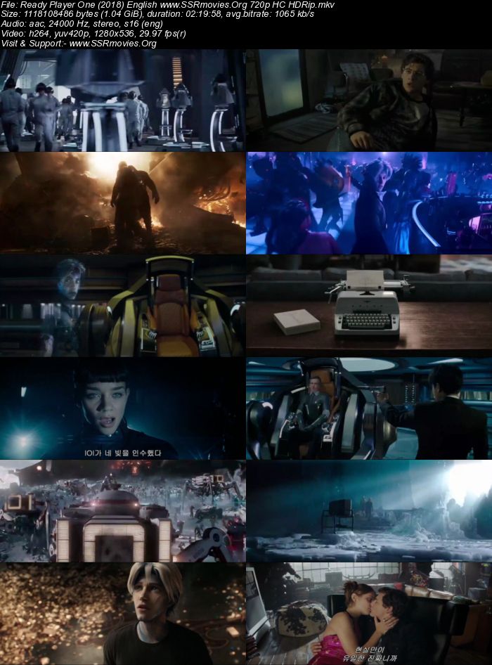 Ready Player One (2018) English 720p HC HDRip