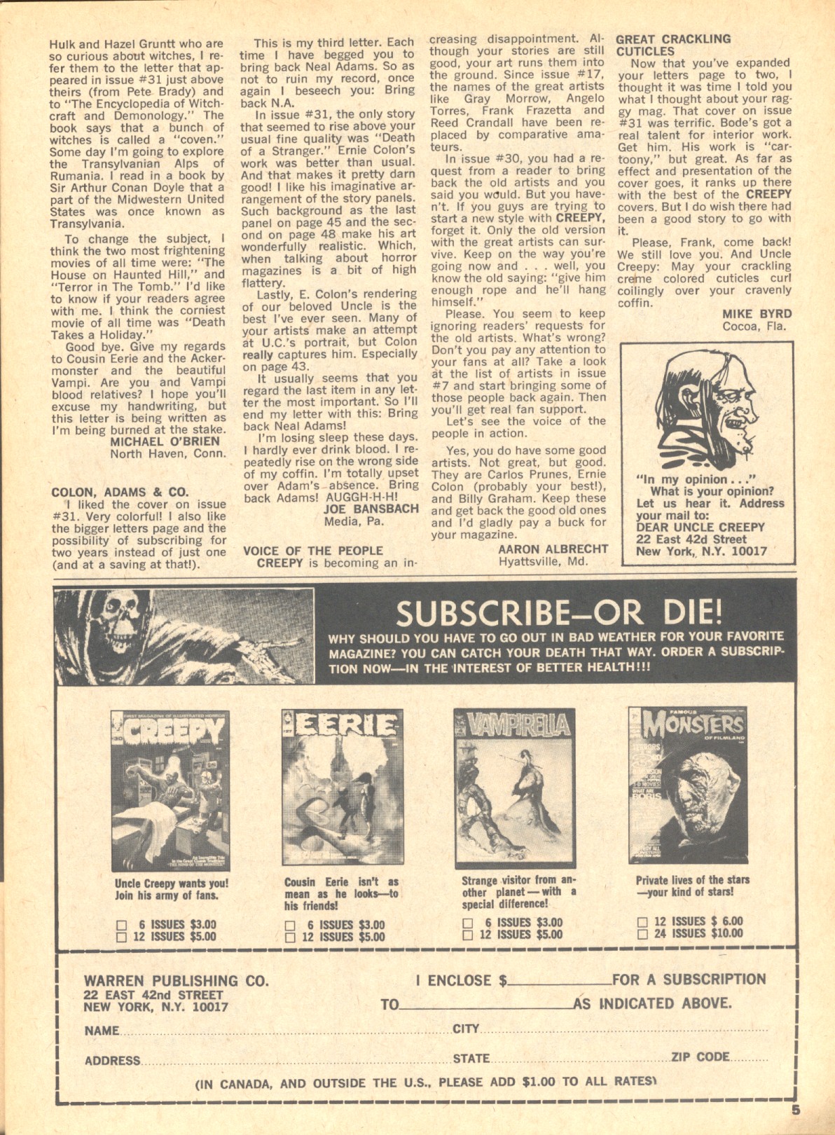 Creepy (1964) Issue #33 #33 - English 5