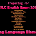 Preparing for SSLC English Exam 2019: Using Language Elements