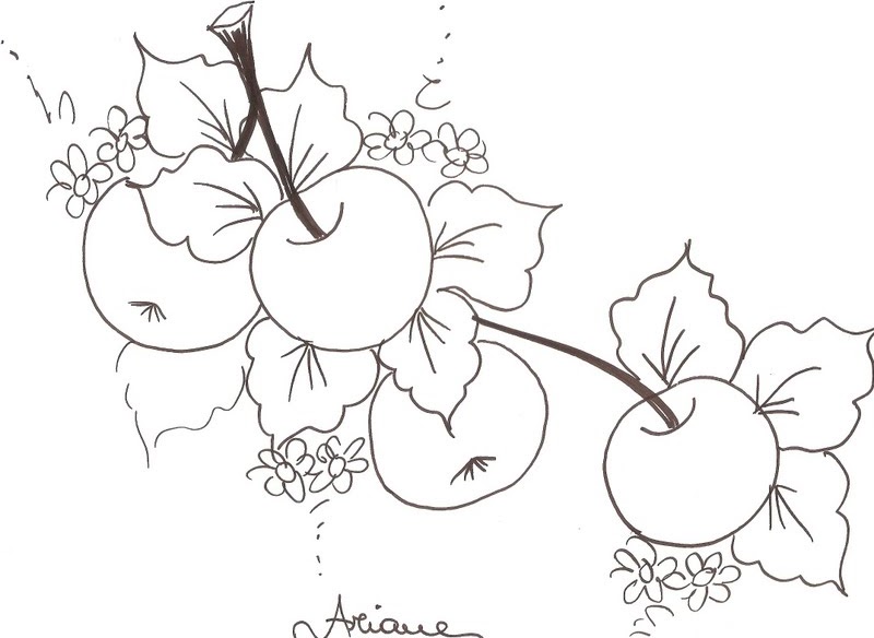 Moldes De Frutas Para Pintar En Tela Solountip Com Moldes Dibujo