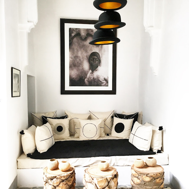 Petit salon / Linge de maison V.Barkowski / Riad Dar Kawa / No-Mad /