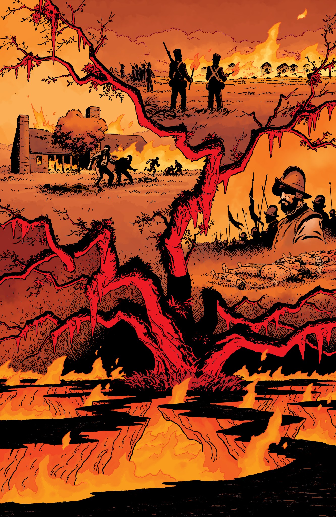 Read online Hellboy and the B.P.R.D.: 1955--Burning Season comic -  Issue # Full - 18