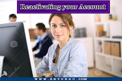 Reactivating your Account