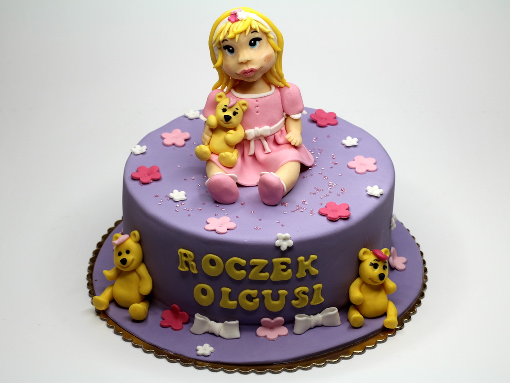 London Patisserie 1st Birthday Cake for Girl in London