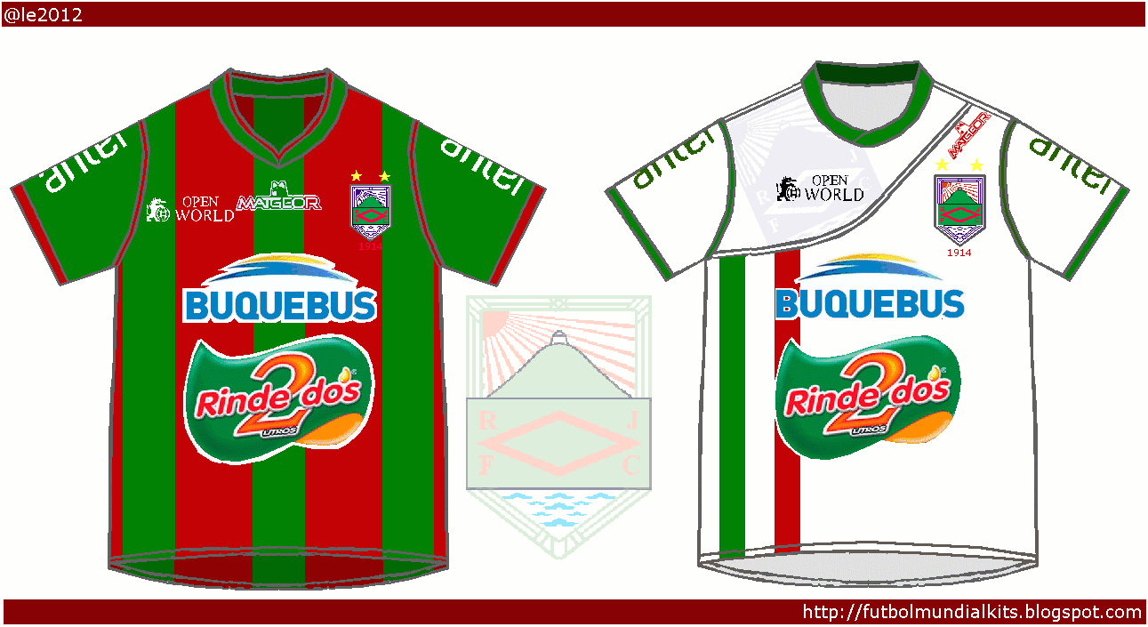 Fútbol Mundial Kits - Uruguay: Rampla Juniors F. C. - 2012/2013 (home y away)