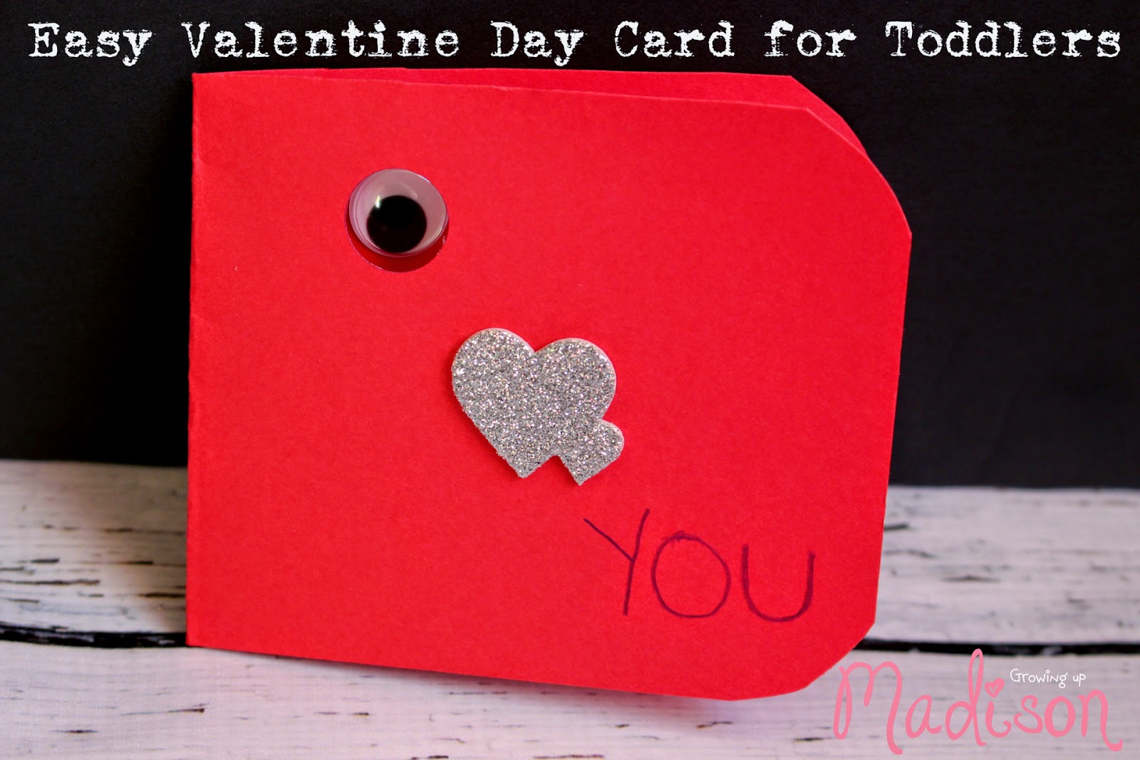 Easy Valentine Day Card for Toddlers