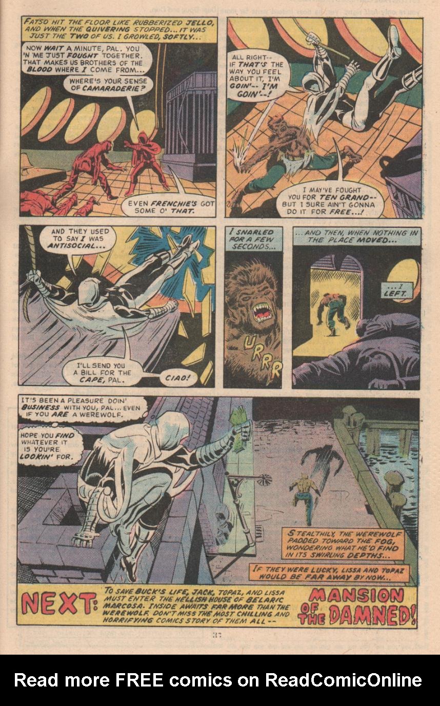 Read online Werewolf by Night (1972) comic -  Issue #33 - 20