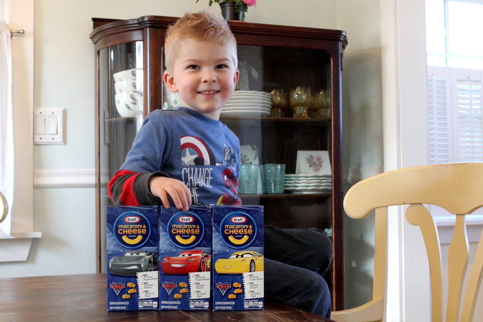 Dan the Pixar Fan Cars 3 Kraft Macaroni & Cheese