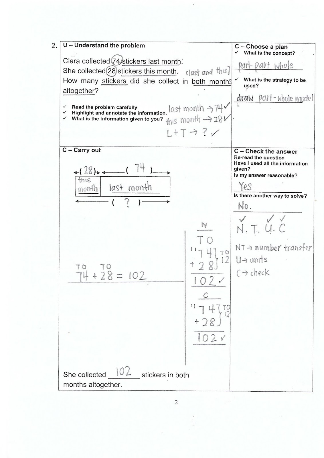 problem solving with rates 1 3 answer key