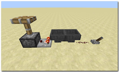 Minecraft　Redstone Circuit　ラブホッパーを使ったクロック回路