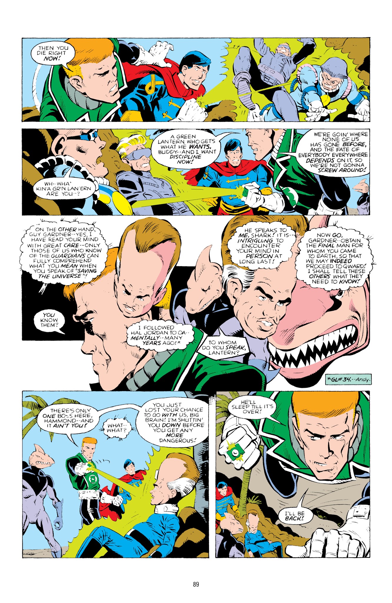 Read online Green Lantern: Sector 2814 comic -  Issue # TPB 3 - 89