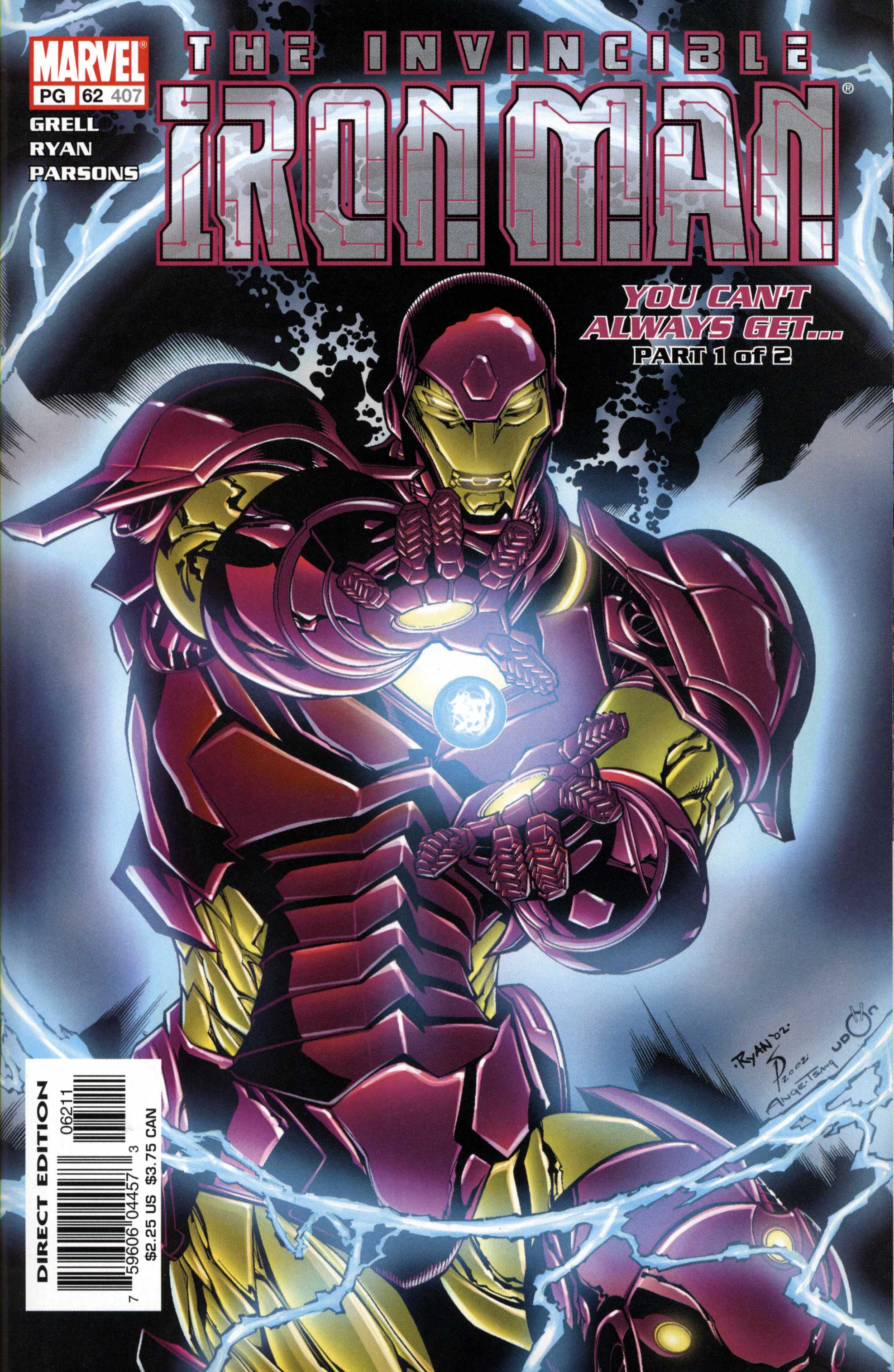 Read online Iron Man (1998) comic -  Issue #62 - 1