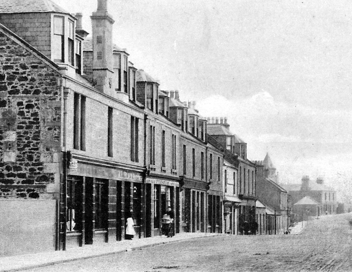 Tour Scotland Old Photograph Castle Street Tayport Fife Scotland