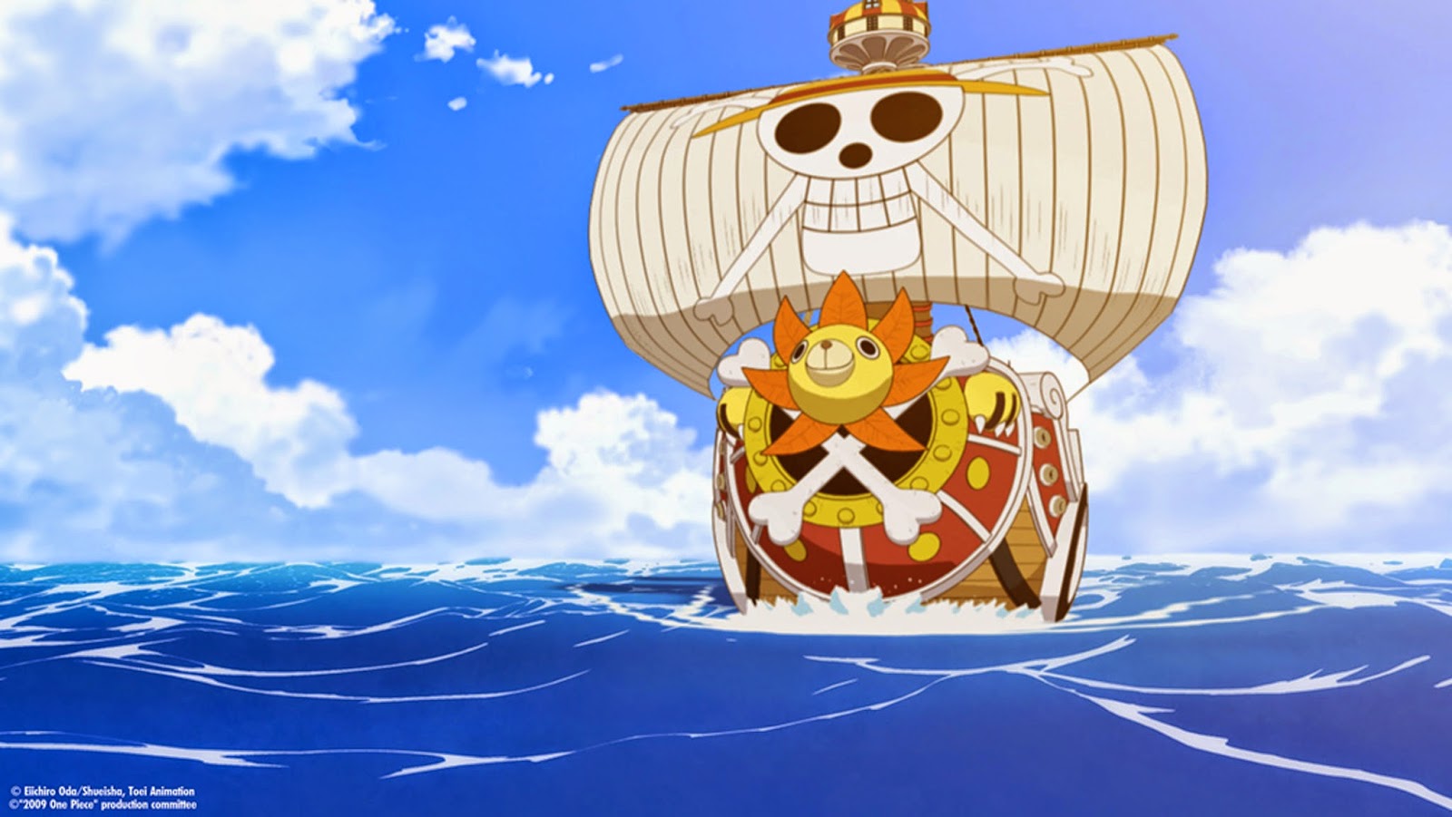 Big Anime Figure One Piece Ship Thousand Sunny Going Merry Pirate Boat ...