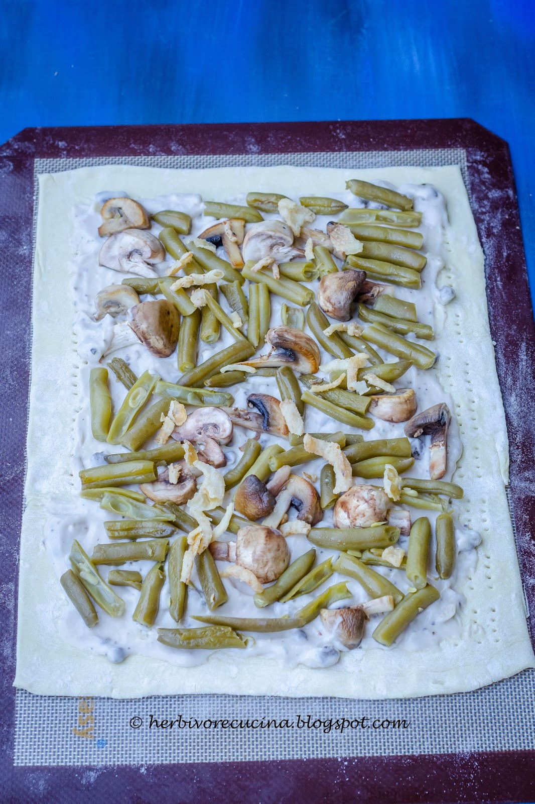 Herbivore Cucina Green Bean Casserole Pizza