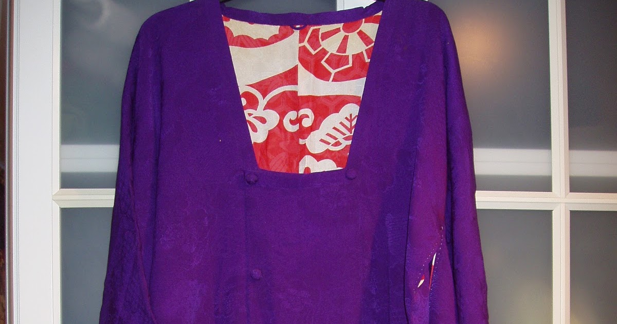 sashiko and other stitching: Silk washing and anatomy of a michiyuki coat
