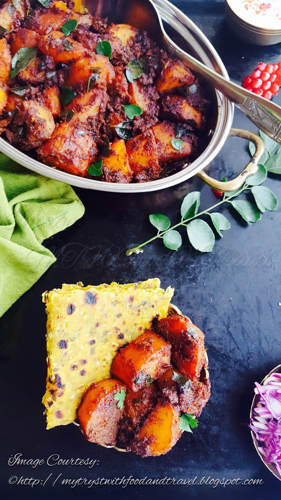 My Tryst With Food And Travel Potato Ghee Roast Recipe / Mangalorean