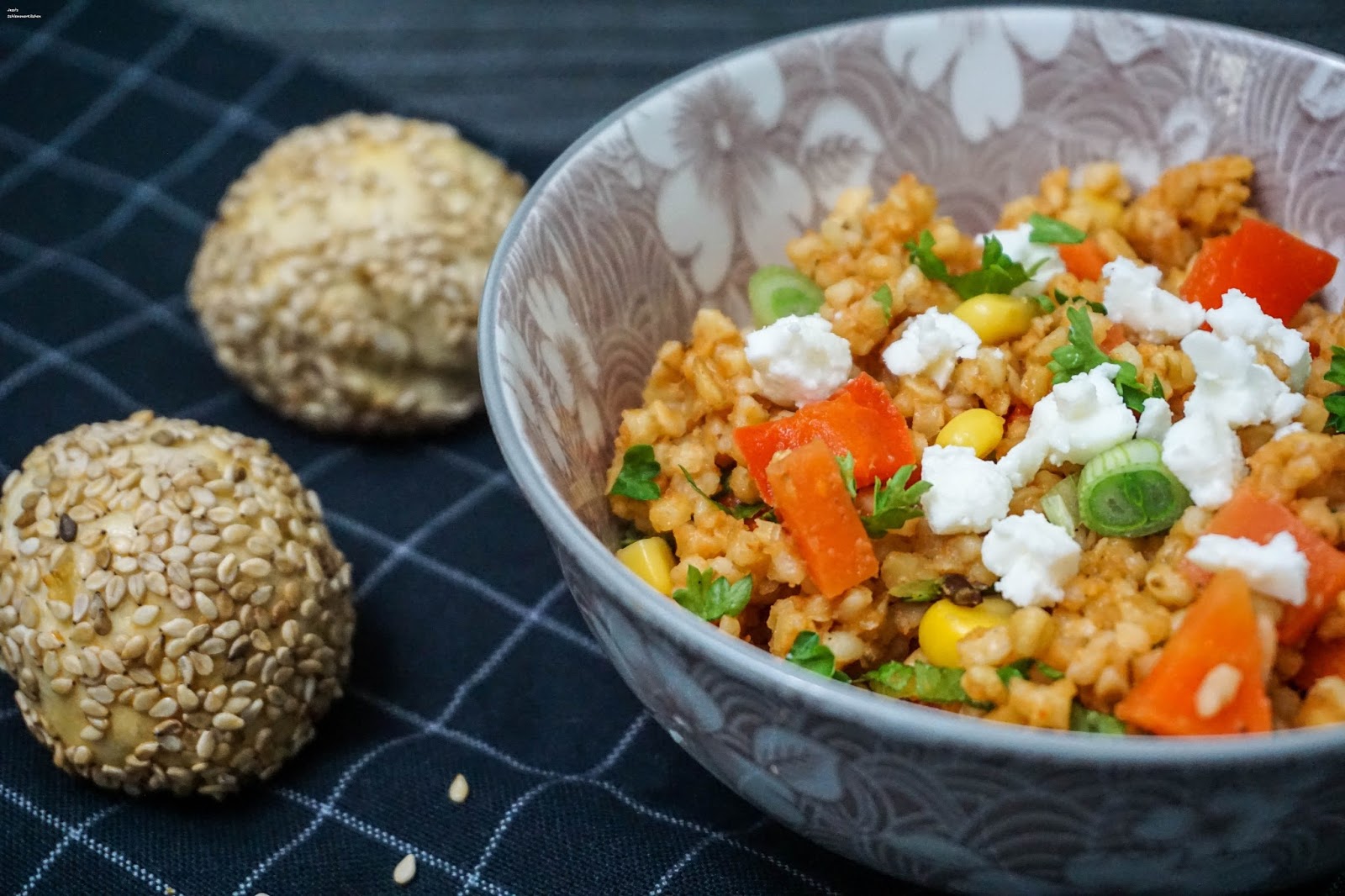 Frühlingshafter Bulgursalat