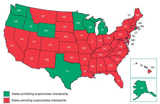 Immigration Checkpoints In California - Checkpoints