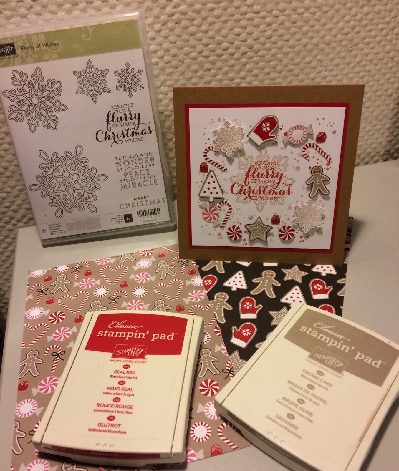 Laura's Creative Moments Candy Cane Lane DSP Flurry of Wishes