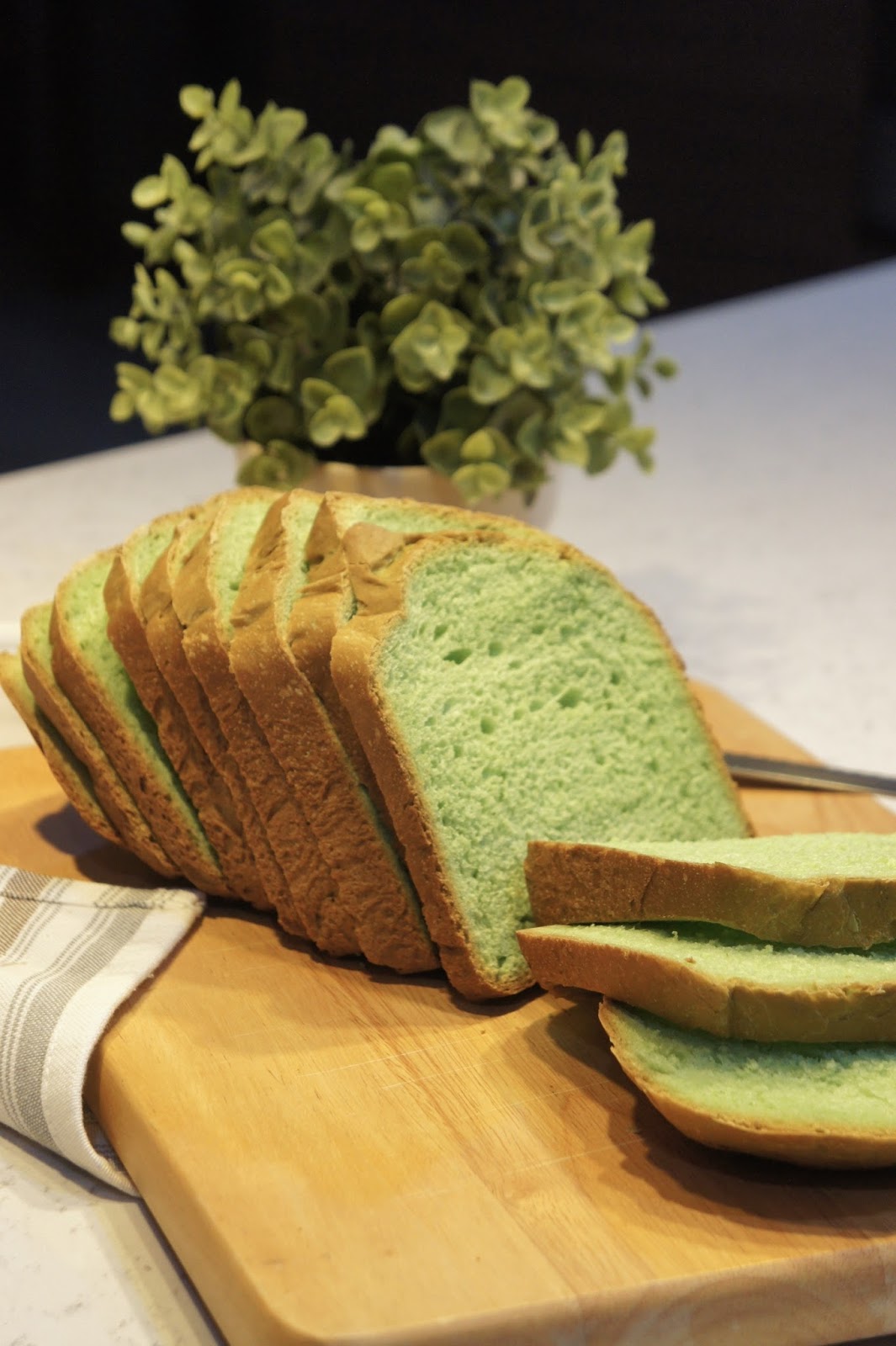 Say My Kitchen Bread Maker Fun Pandan Loaf 自制香兰面包