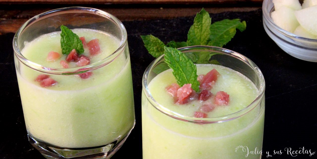 JULIA Y SUS RECETAS Gazpacho de melón y pepino