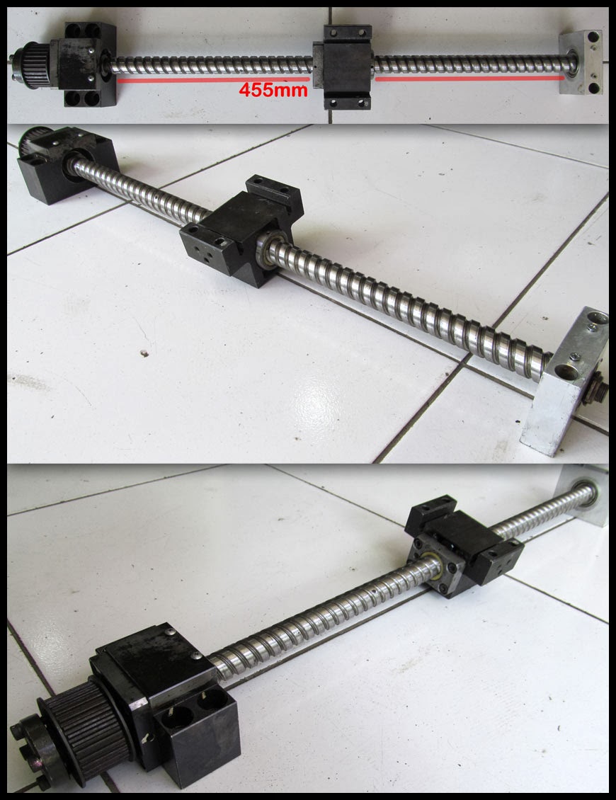2nd MACHINE Ball screw, E02, 455mm travel length, Issoku