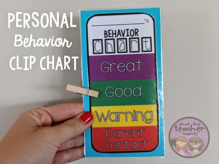 Behavior Clip Charts For Teachers