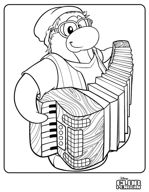 accordion coloring pages - photo #27