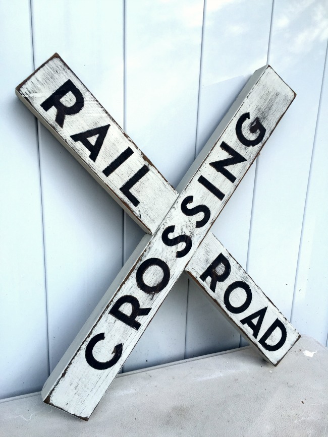 Make A Diy Railroad Sign From Scraps Homeroad