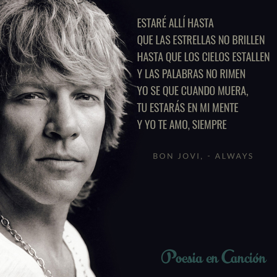 letra cancion always bon jovi letra cancion always bon jovi