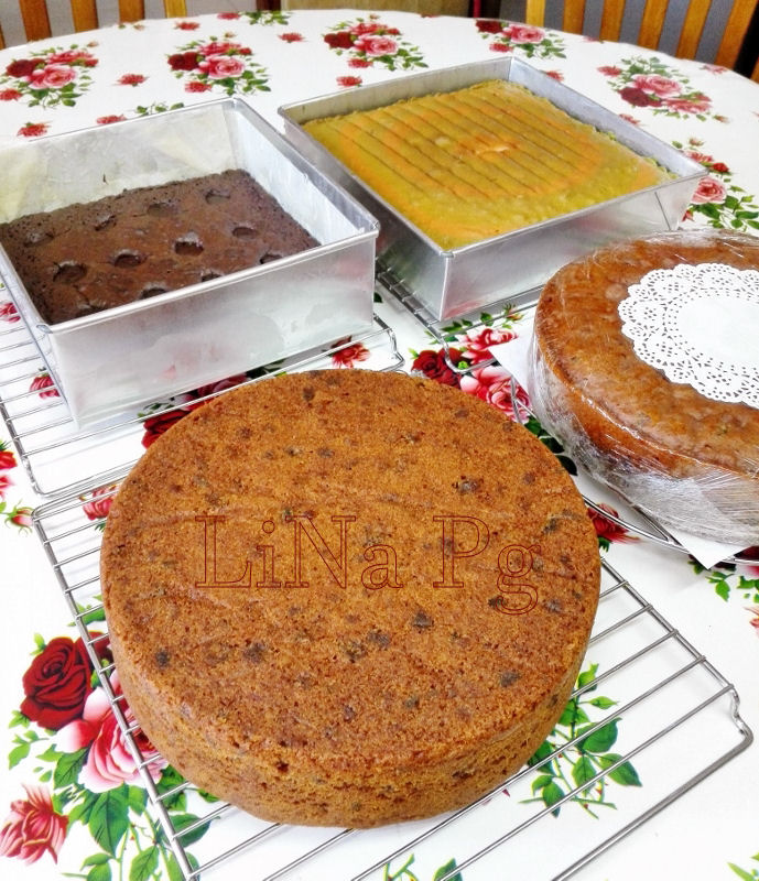 Tempahan Kek Buah Kukus, Kek Minyak Dan Brownies TERATAK MUTIARA KASIH
