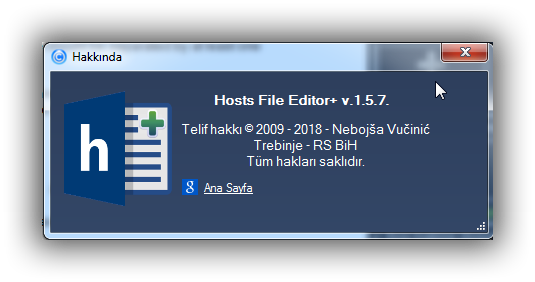 Hosts File Editor v1.5.7 - Portable Program